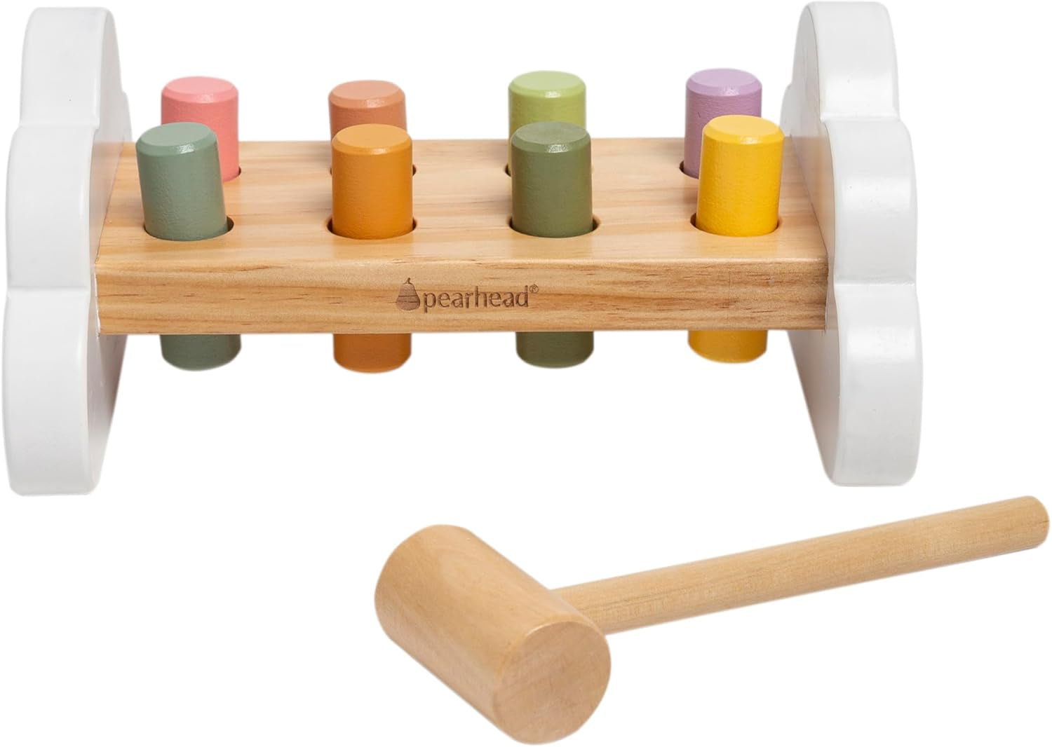 Montessori Hammer Bench, Must Have Baby, Toddler Stocking Stuffers, Pounding and Hammering Wooden Toy, Early Developmental Interactive Toddler Toys for Ages 1+ Years