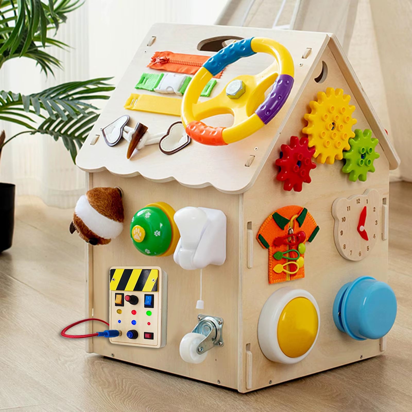 Wooden Toys Toggle Switch Early Educational Montessori Busy