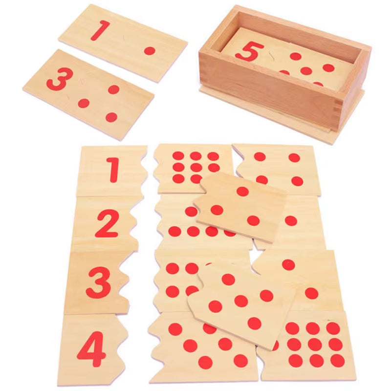 Kids Montessori Set Math Toy Learning Number Geometry Wooden Toy Fractional Counting Early Educational Spindle Box Teaching Aids