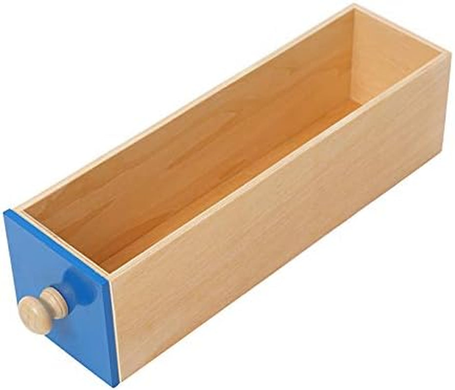 Object Permanence Box W/ Drawermontessori Ball Drop Imbucare Box