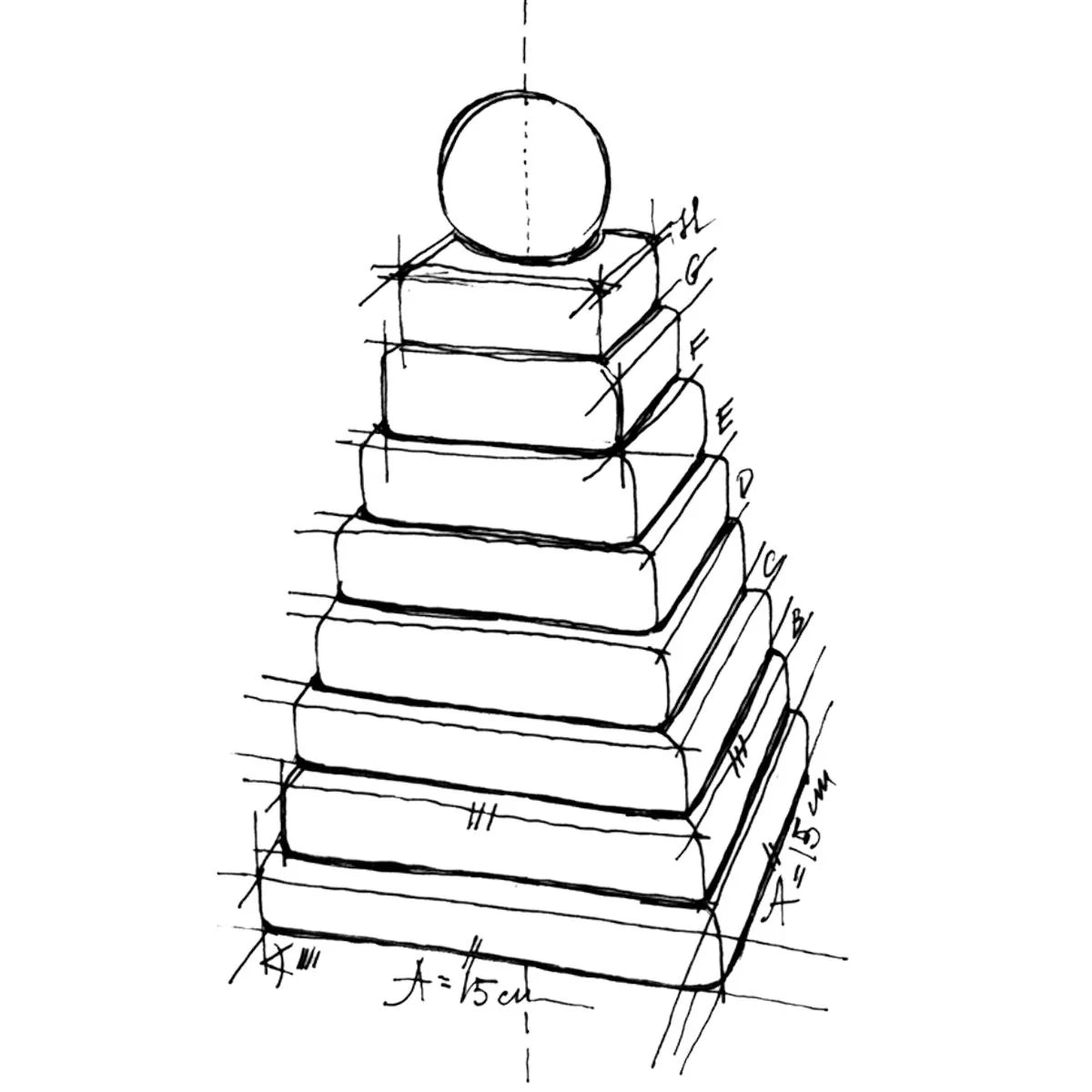 Natural Pyramid Stacker