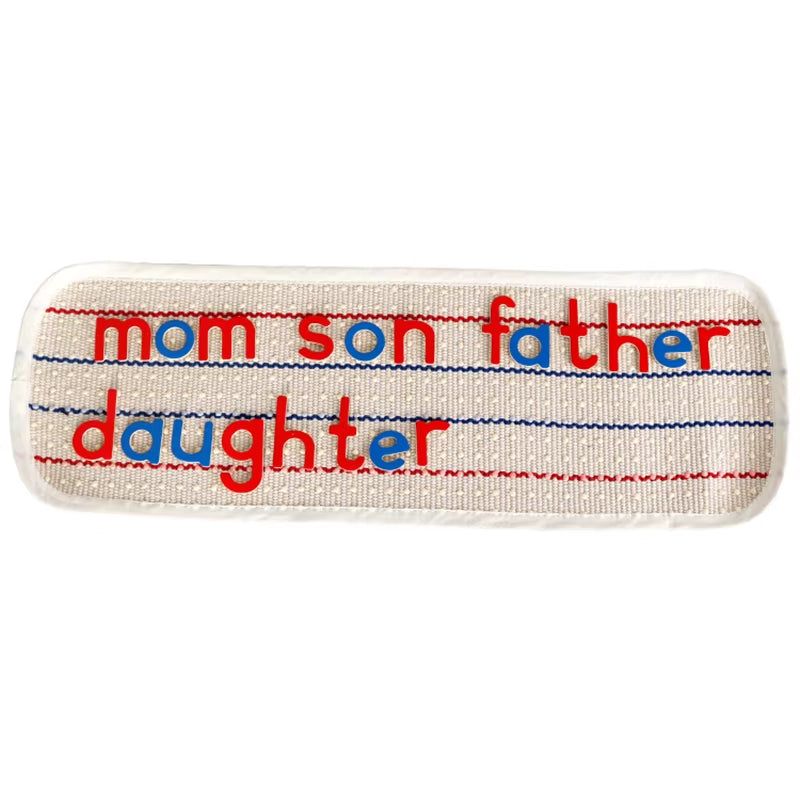 Children Montessori Language Educational Toys Instructions Activity Boxed Letter Blanket Wooden Blue Red English Alphabet Toys