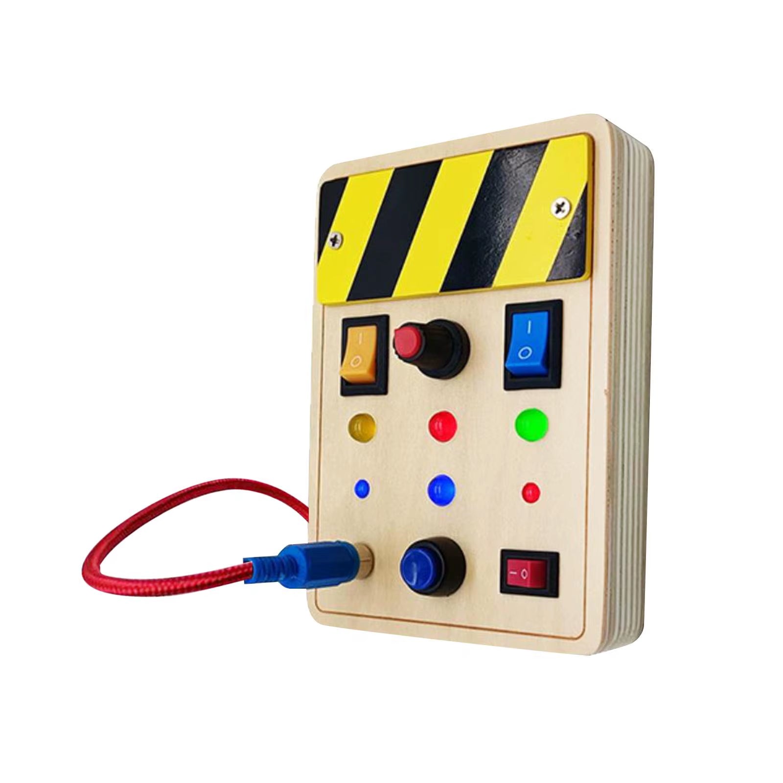 Wooden Toys Toggle Switch Early Educational Montessori Busy