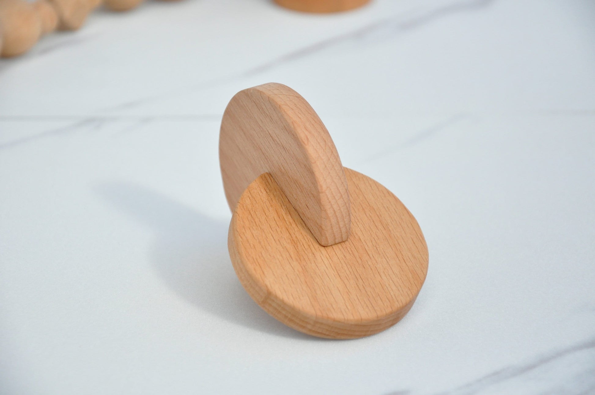Montessori Wooden Baby Toy Set – Rolling Drum, Interlocking Discs, Object Box, Egg in Cup, Bell Cylinder