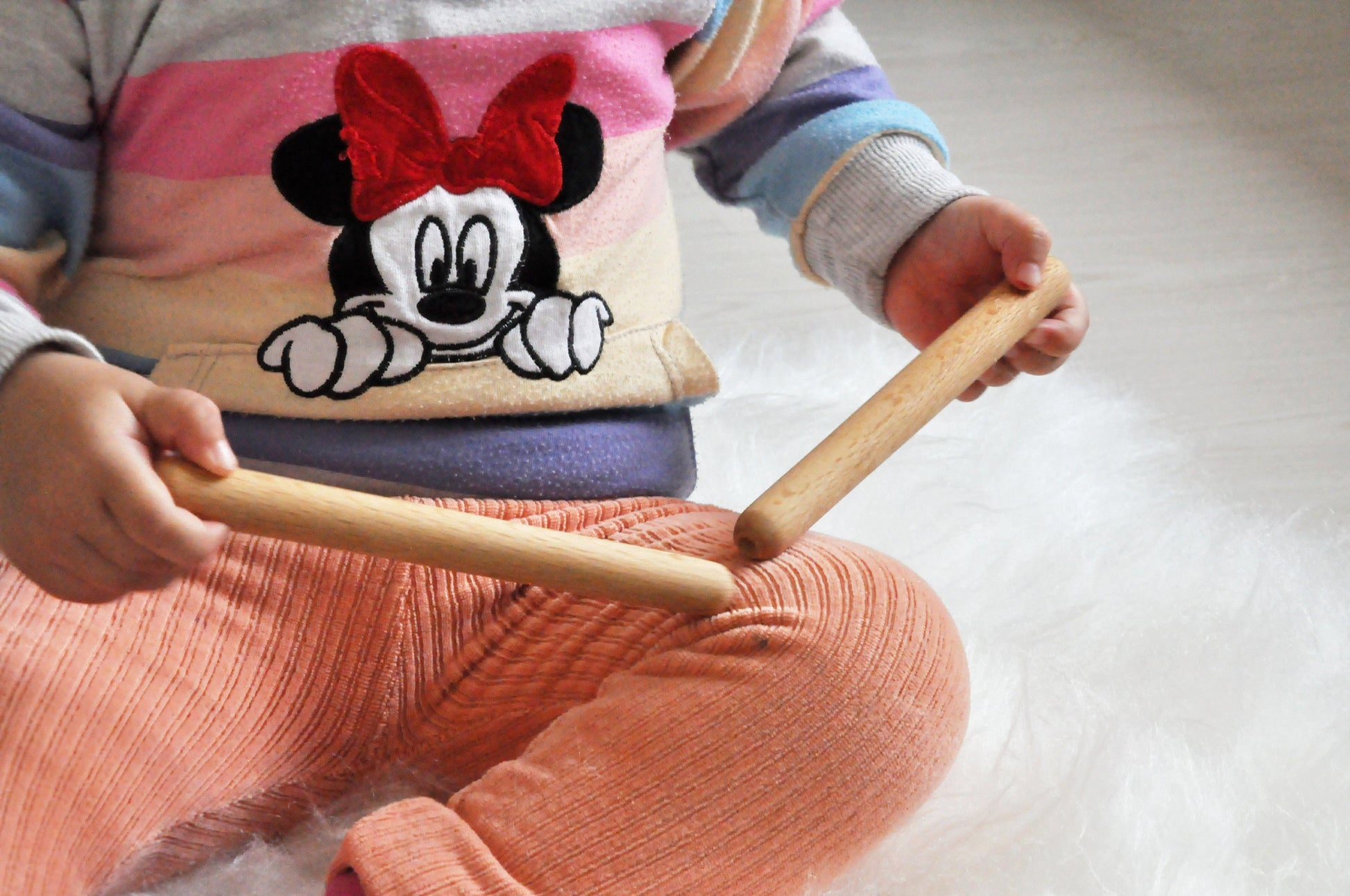 Montessori Wooden Baby Toy Set – Rolling Drum, Interlocking Discs, Object Box, Egg in Cup, Bell Cylinder